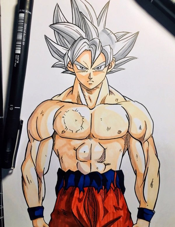 Cách vẽ goku đơn giản nhất