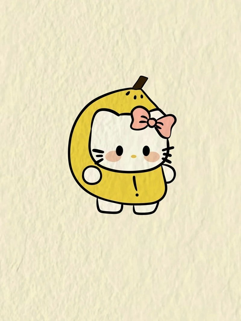 Cách vẽ Hello Kitty cute 