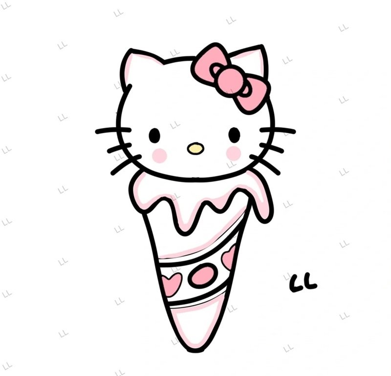 Cách vẽ Hello Kitty dễ thương