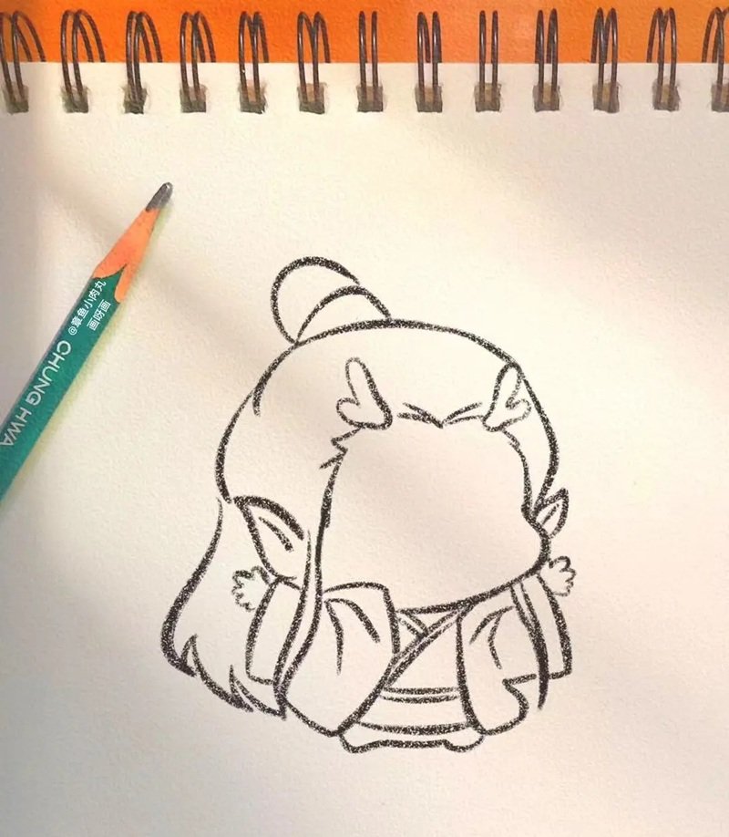 Cách vẽ hình chibi​ 5 