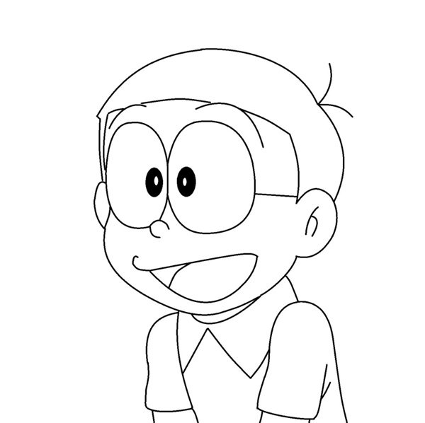 Cách vẽ hình nobita 5