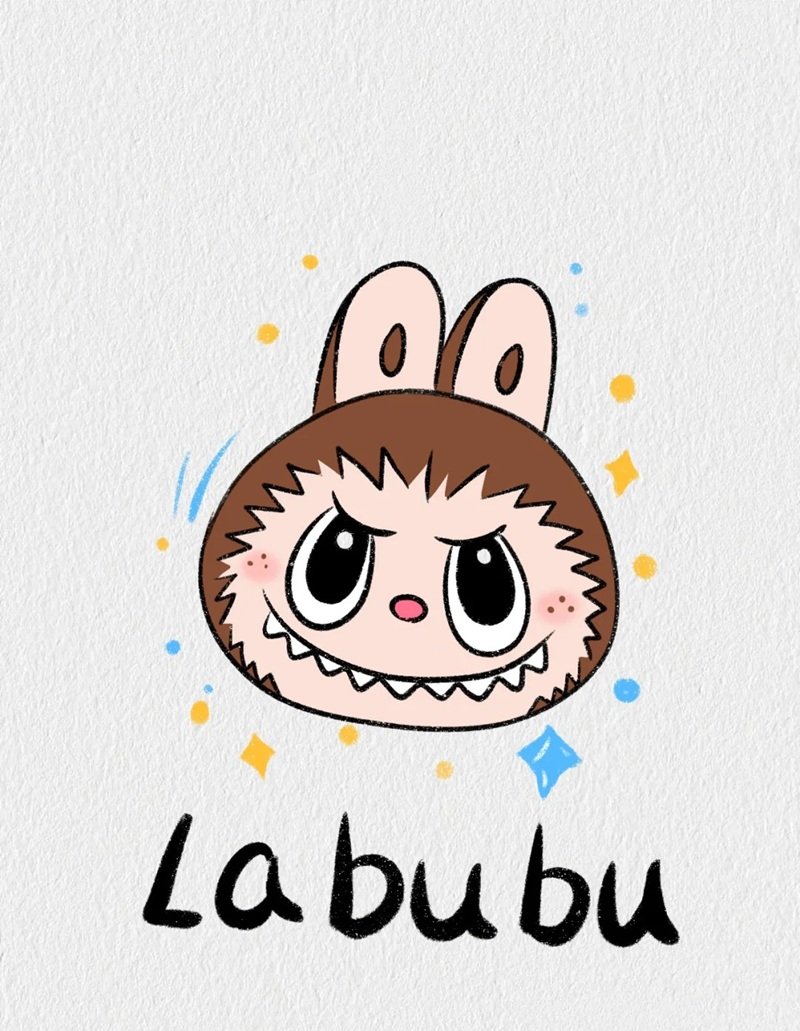 Cách vẽ labubu cute 