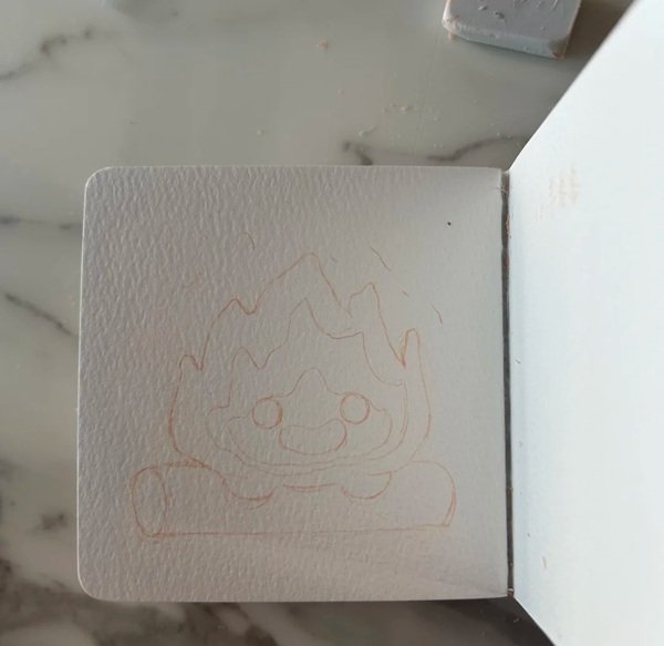 Cách vẽ lửa cháy 1