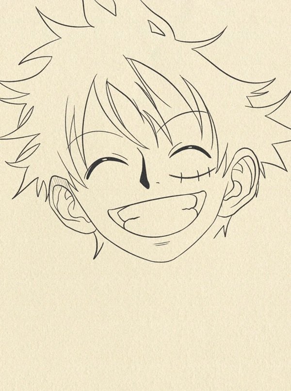 Cách vẽ luffy gear 2 2