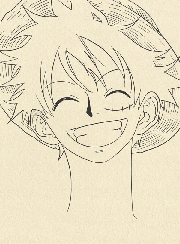 Cách vẽ luffy gear 2 4