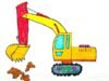 20+ Cách vẽ máy xúc cute hột me khiến dân mạng phát cuồng