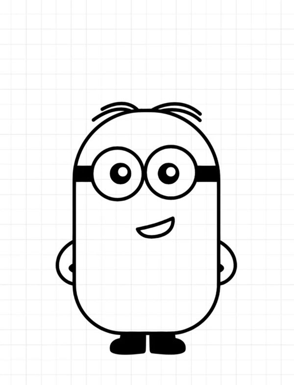Cách vẽ minion​ 4