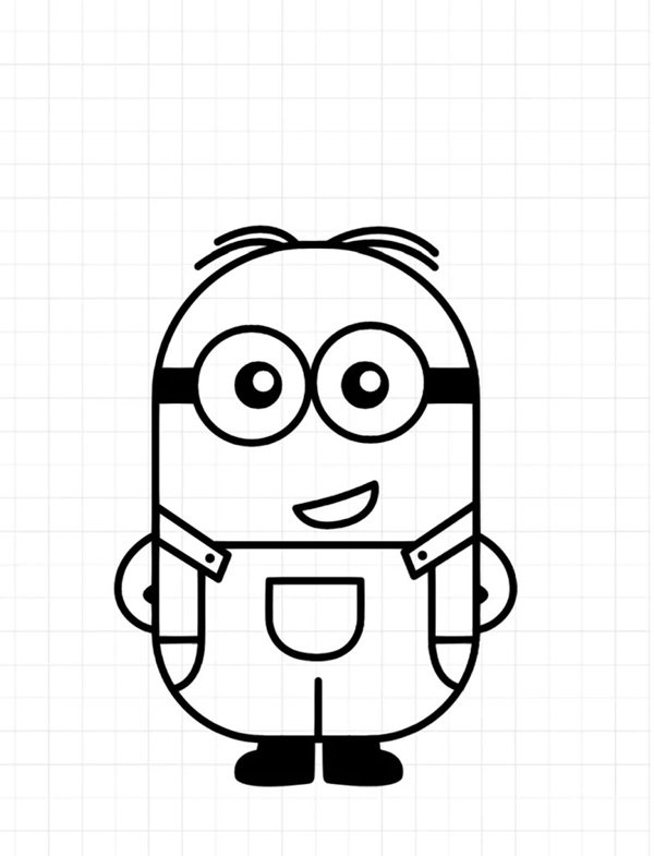 Cách vẽ minion​ 6