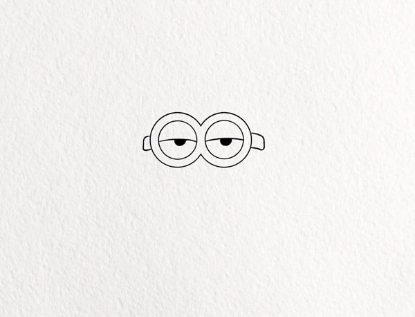 Cách vẽ minion​ dễ vẽ 2