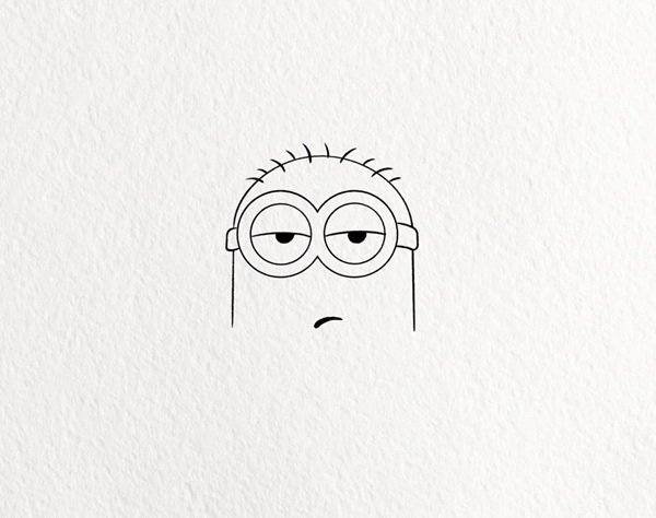 Cách vẽ minion​ dễ vẽ 3