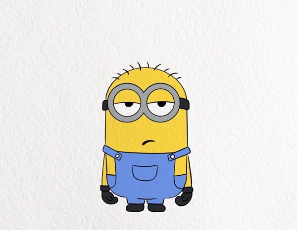 Cách vẽ minion​ dễ vẽ