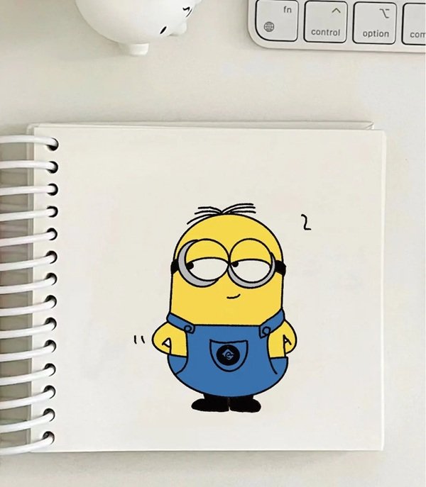 Cách vẽ minion​ đơn giản 