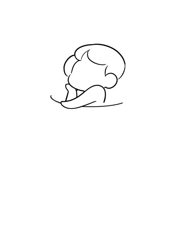 Cách vẽ nàng tiên cá cute 2