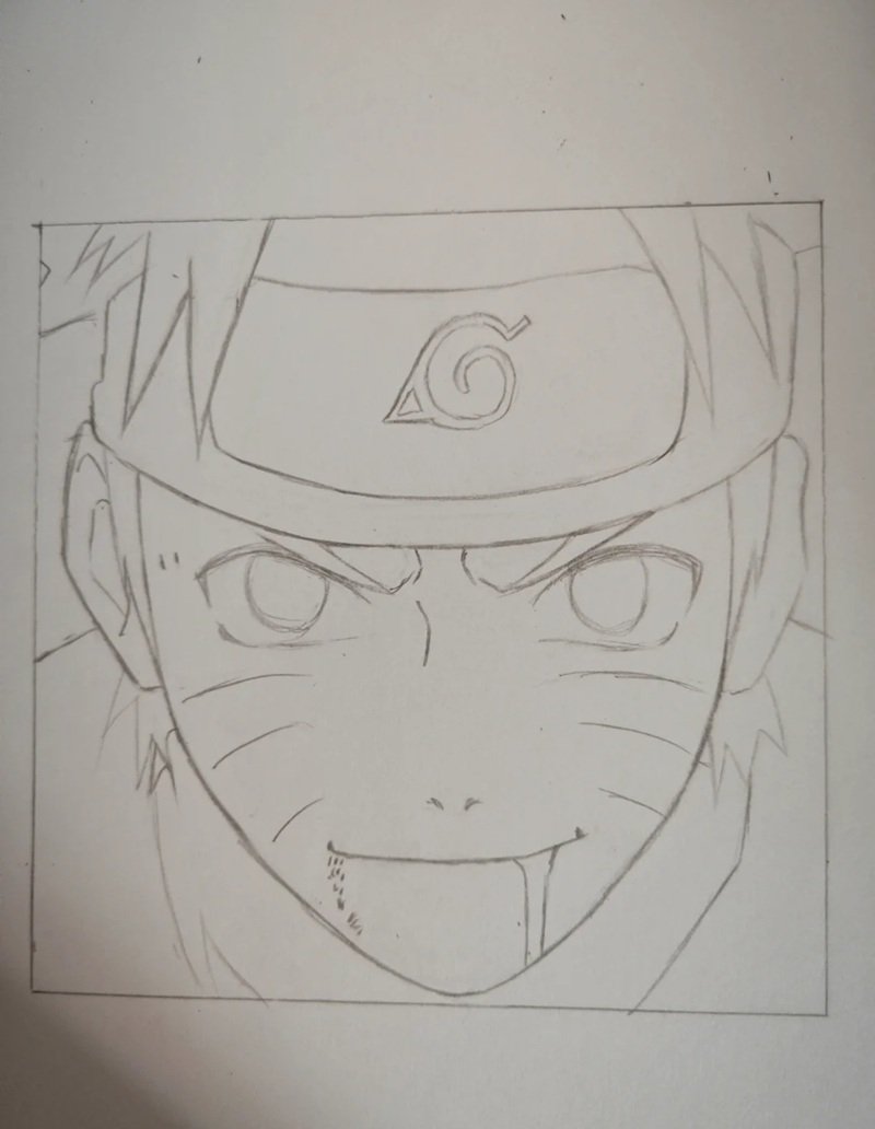 Cách vẽ naruto dễ vẽ 5