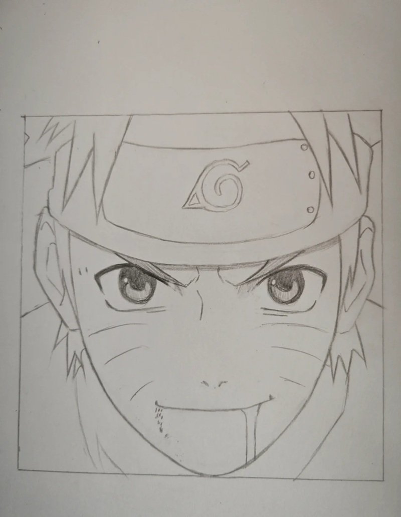 Cách vẽ naruto dễ vẽ 6
