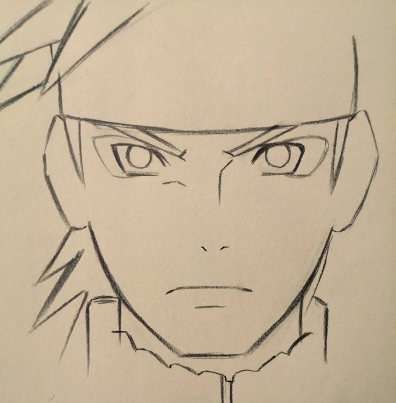 Cách vẽ naruto đẹp 5