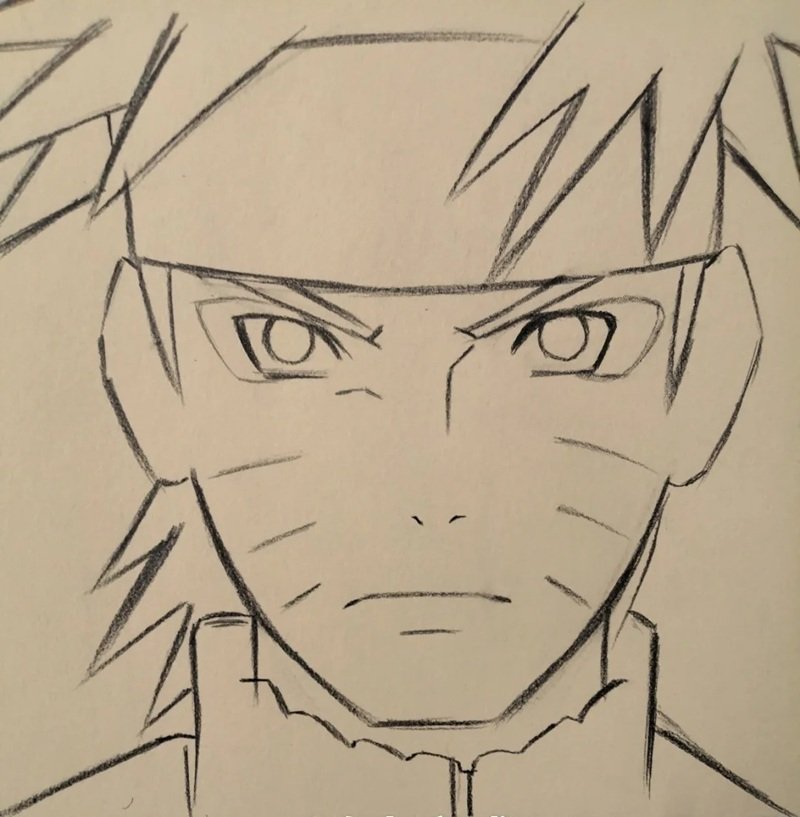 Cách vẽ naruto đẹp 6