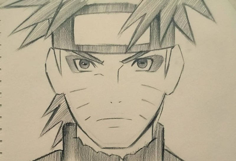 Cách vẽ naruto đẹp 7