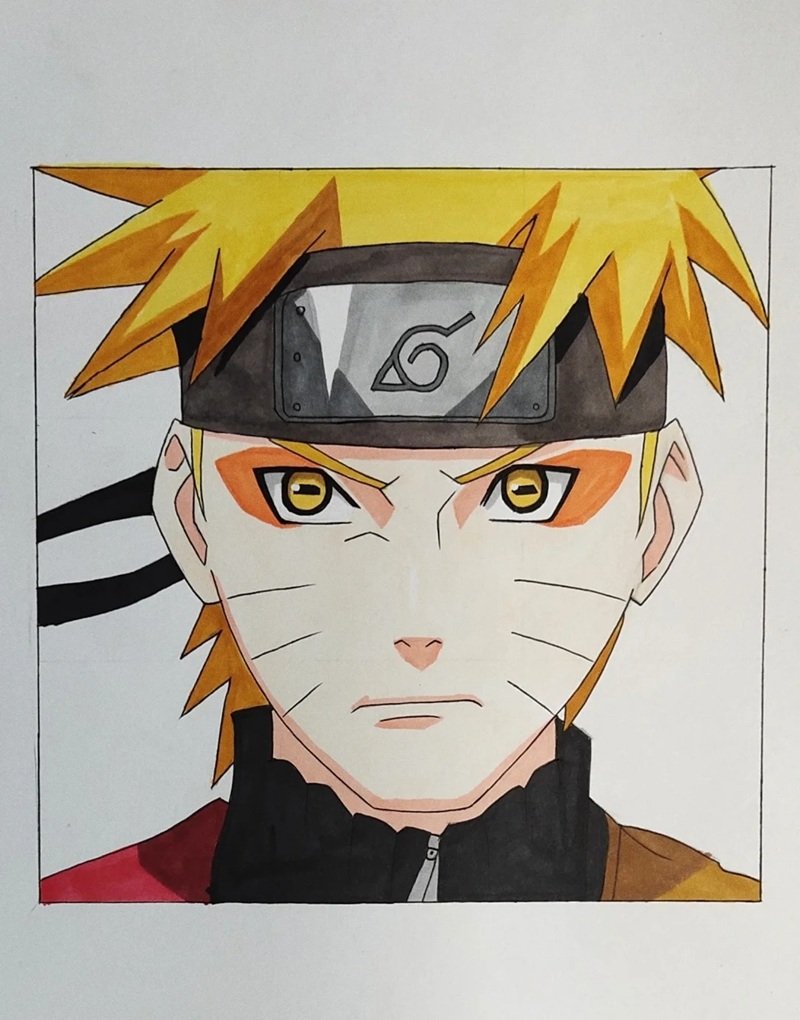 Cách vẽ naruto đơn giản mà đẹp 