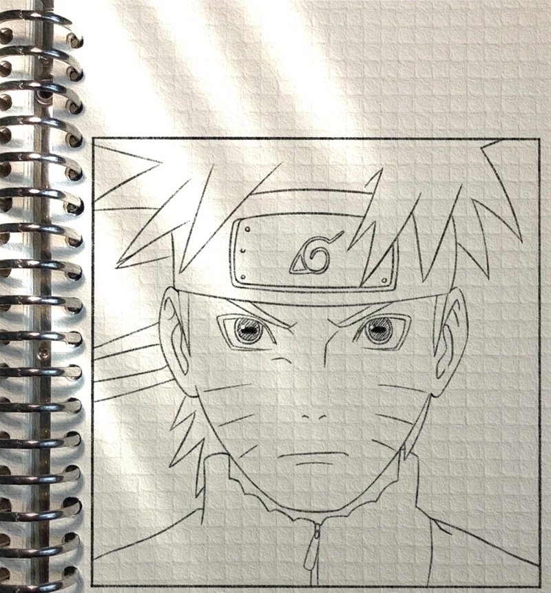 Cách vẽ naruto đơn giản