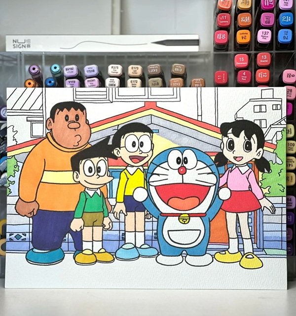 Cách vẽ nobita đẹp nhất thế giới 5