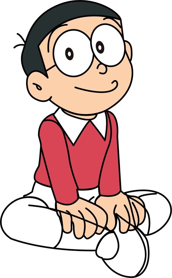 Cách vẽ nobita đơn giản 5