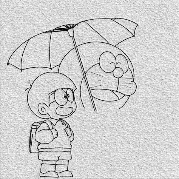 Cách vẽ nobita đơn giản mà đẹp 8