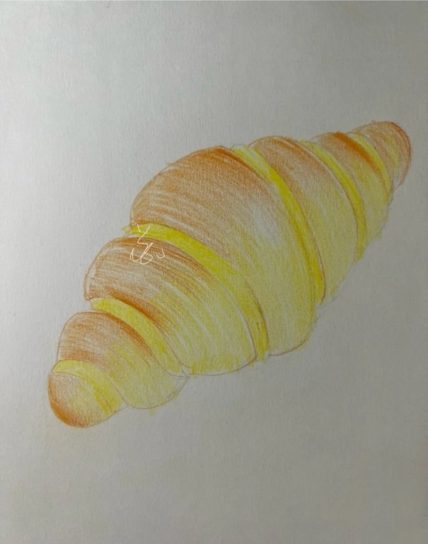 Cách vẽ ổ bánh mì​ 3