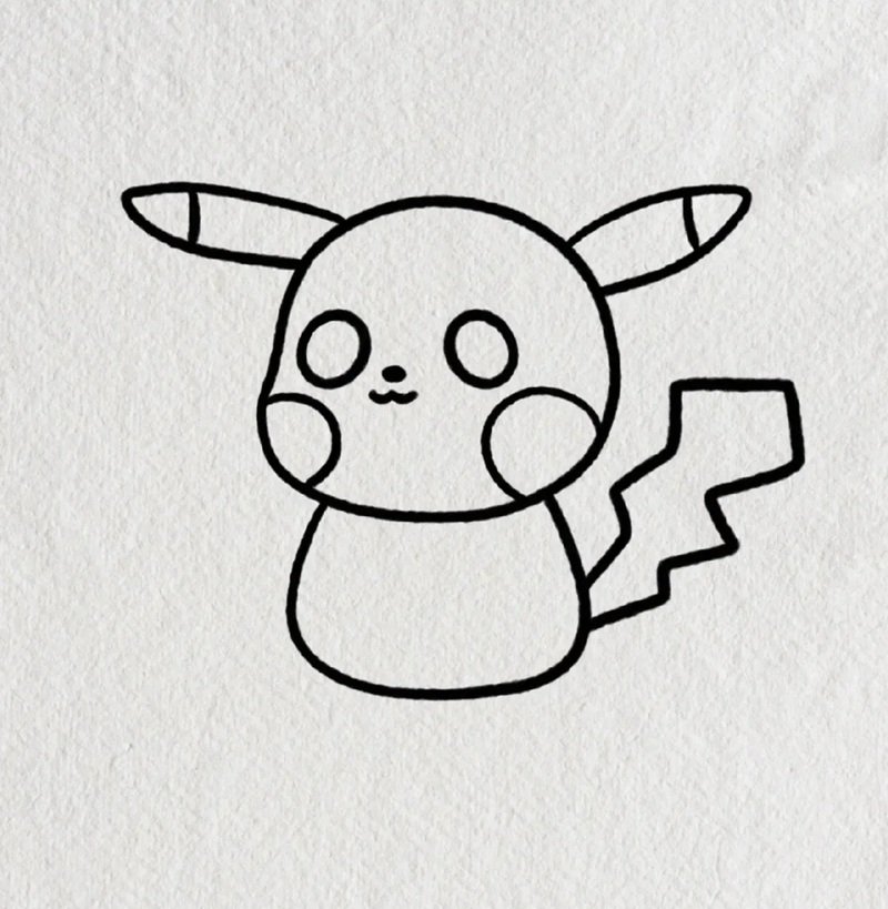 Cách vẽ pokemon đẹp 5