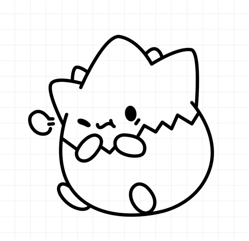 Cách vẽ pokemon đơn giản 6