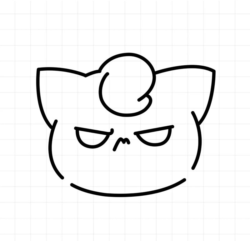 Cách vẽ pokemon đơn giản nhất  4