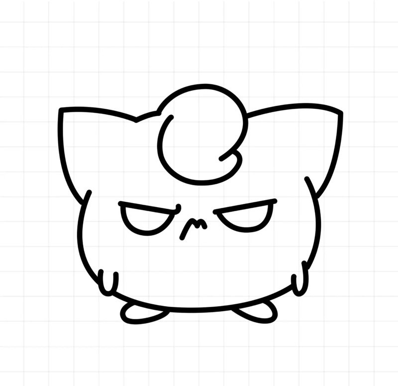 Cách vẽ pokemon đơn giản nhất 5
