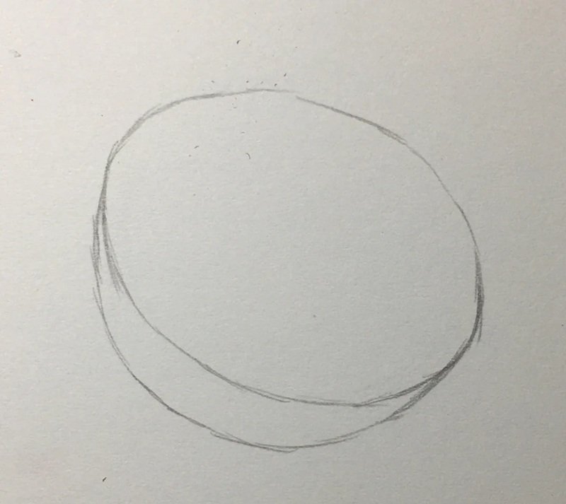 Cách vẽ quả cam​ 1