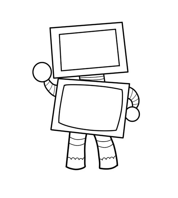 Cách vẽ robot đẹp nhất dễ thương 3