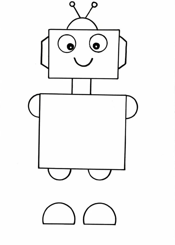 Cách vẽ robot đẹp nhất đơn giản 2