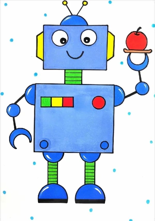 Cách vẽ robot đẹp nhất đơn giản