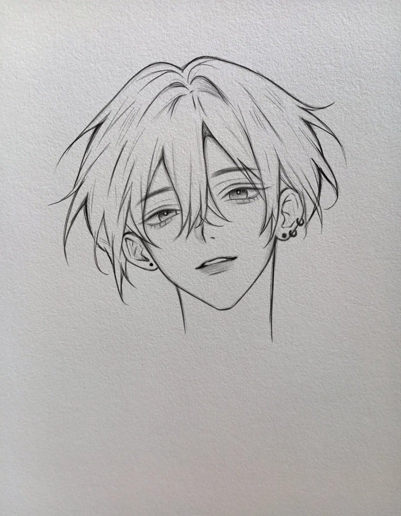Cách vẽ tai anime