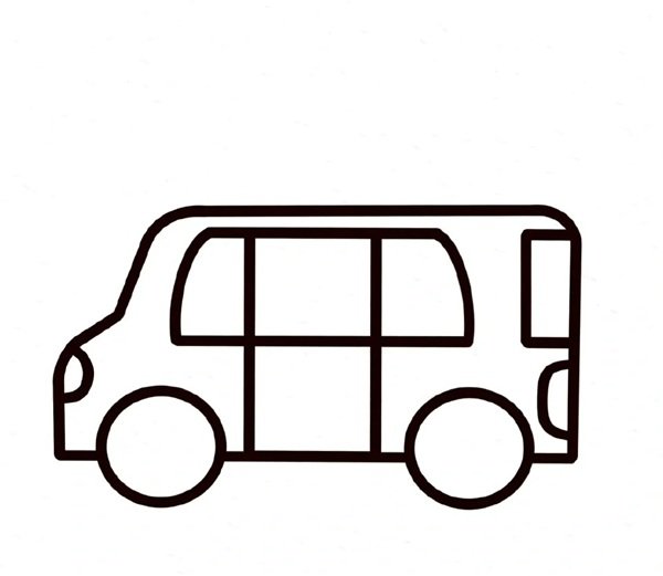 Cách vẽ ô tô ước mơ của em 5