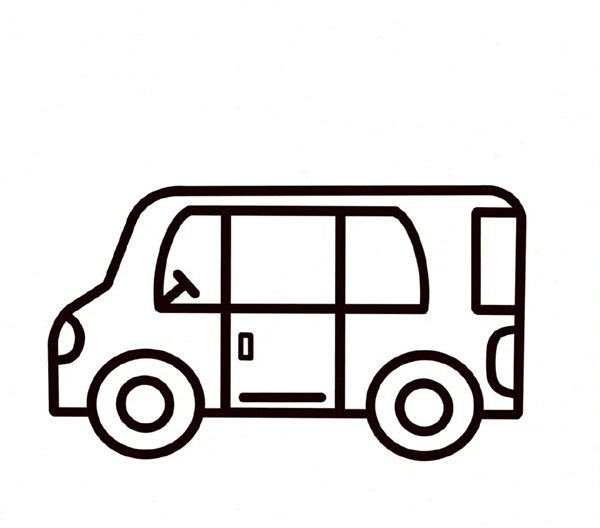 Cách vẽ ô tô ước mơ của em 6