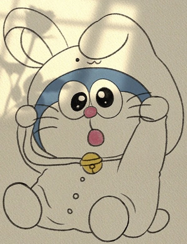 Chỉ cách vẽ doraemon