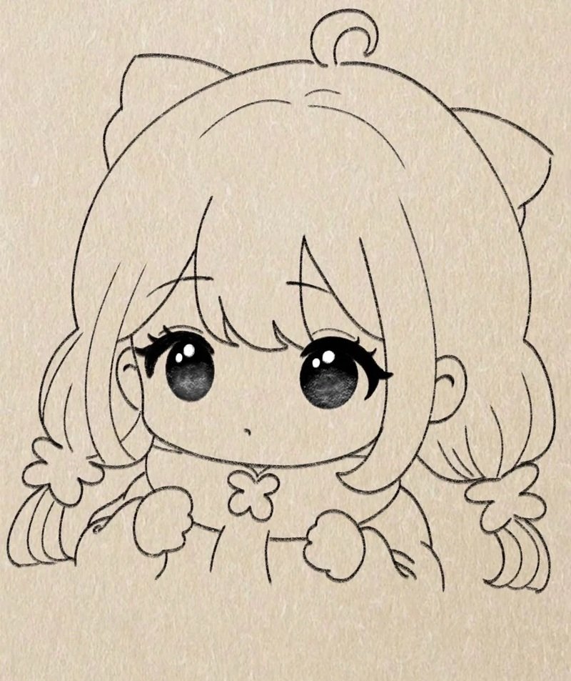 Hình vẽ chibi cute​ 7