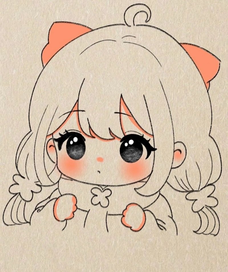 Hình vẽ chibi cute​ 8