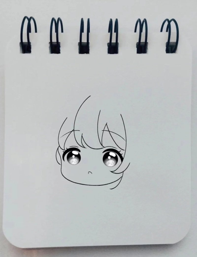 Hình vẽ chibi cute đơn giản​ 3