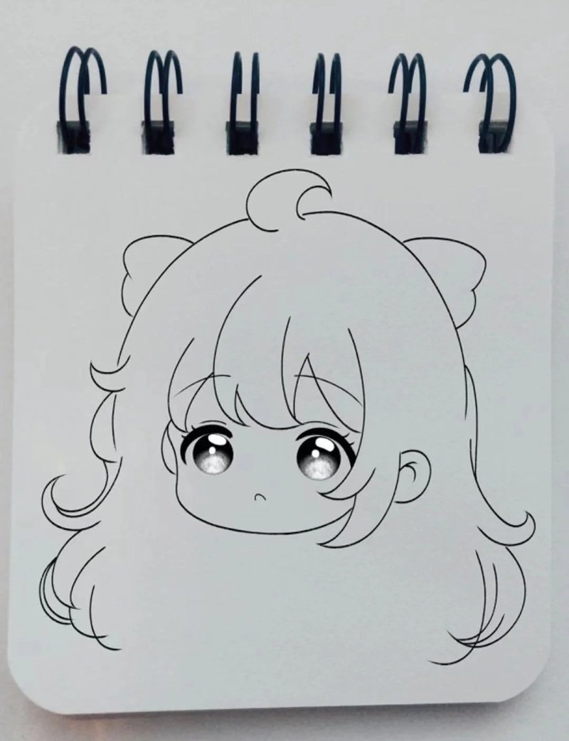 Hình vẽ chibi cute đơn giản​ 4