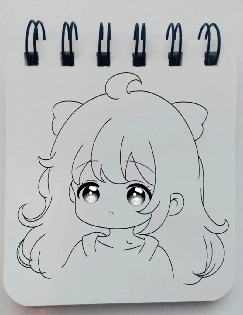 Hình vẽ chibi cute đơn giản​ 5