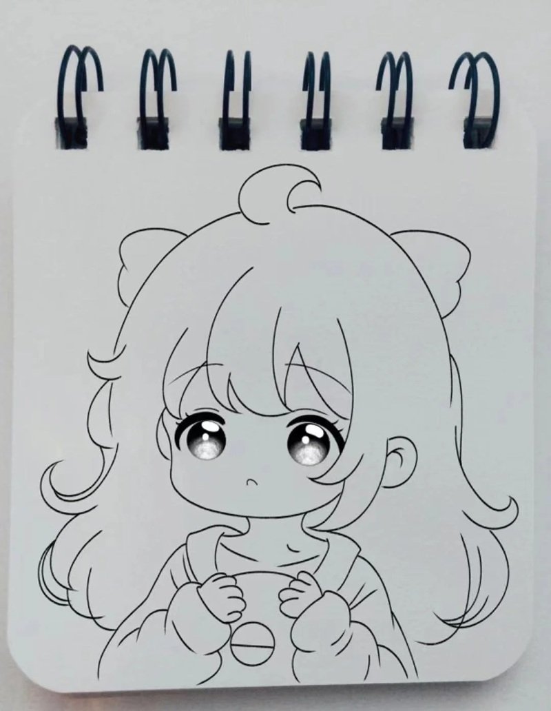 Hình vẽ chibi cute đơn giản​ 6
