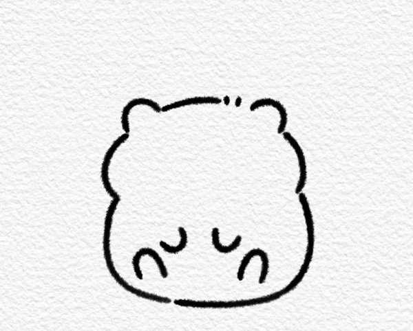 Hình vẽ chuột hamster​ 5