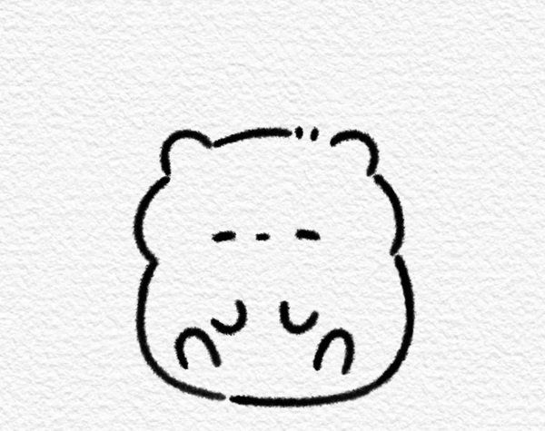 Hình vẽ chuột hamster​ 6