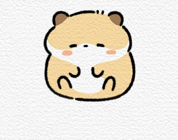 Hình vẽ chuột hamster​