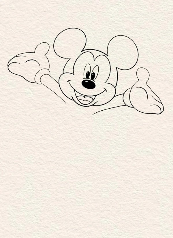 Hình vẽ chuột mickey​ 3